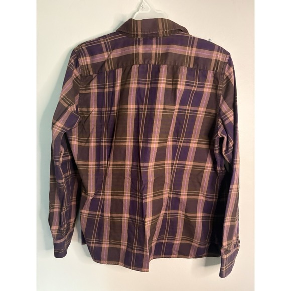 VTG Ralph Lauren LS Plaid Purple Button Up Large - Picture 6 of 6